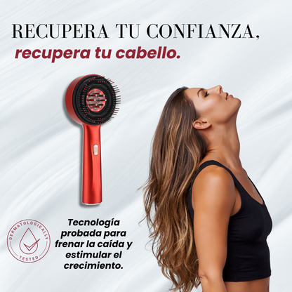 LuminiHair Pro: Cepillo de Fototerapia y Regeneración Capilar